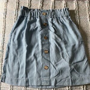 LOFT Blue/Denim Mini Skirt